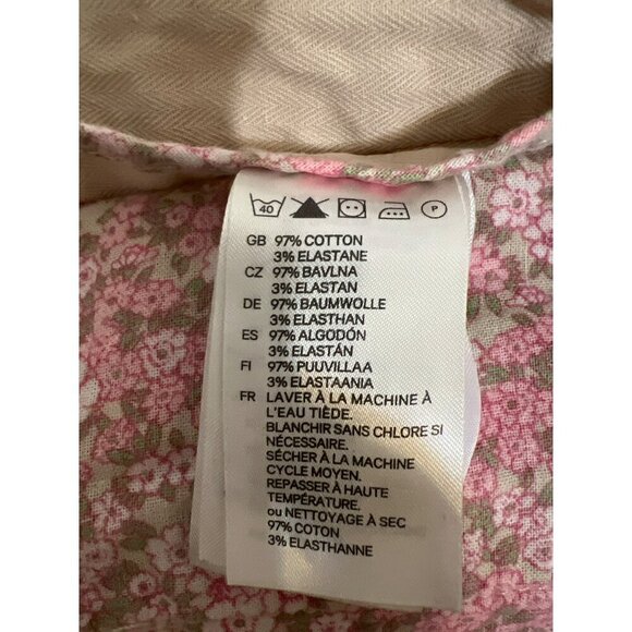 LOGG by H&M Sz 12 Lightweight Beachy Pants Khakis Coastal - Picture 9 of 10